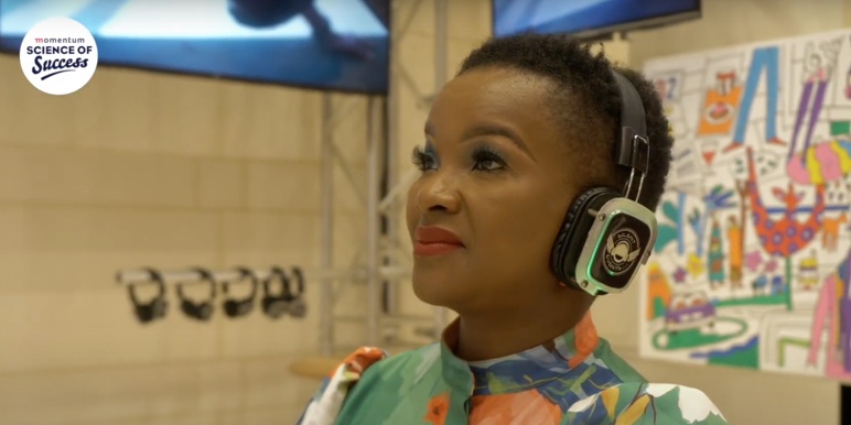 Nontokozo Madonsela, Momentum CMO, talks about activating self-worth at the Science of Success festival.