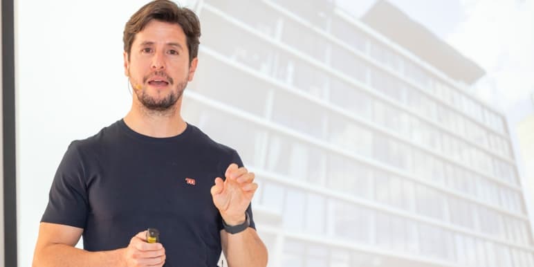 Adam Levy, company owner at Play Braamfontein at #ScienceOfSuccess Festival 2023.