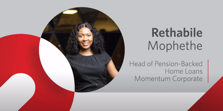 A Momentum Corporate branded image of Rethabile Mophethe.