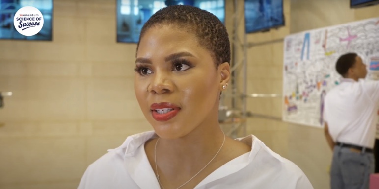 Olwethu Leshabane, SA media entrepreneur, talks about how accountability partners help overcome challenges at Science of Success.