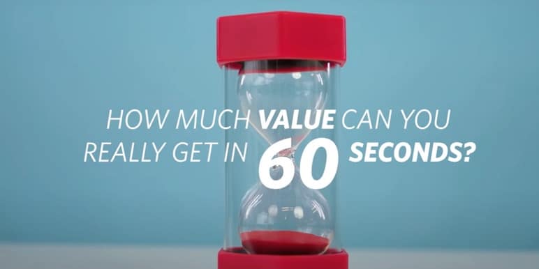 A red hourglass with red sand.