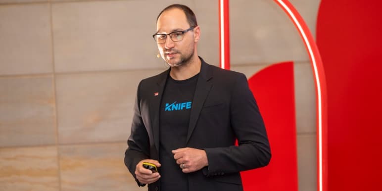 Johnathan Smit, Senior Investment Associate at Knife Capital at #ScienceOfSuccess Festival 2023.