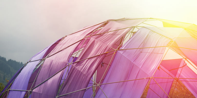 Mobile dome decoration