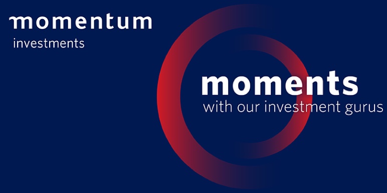 Moments with our investment gurus logo.

