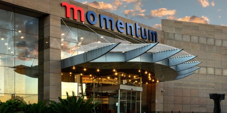 Side view of the Momentum Metropolitan head office in Centurion, Gauteng.