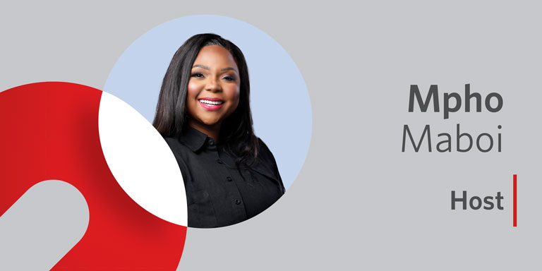 A Momentum Corporate branded image of Mpho Maboi.