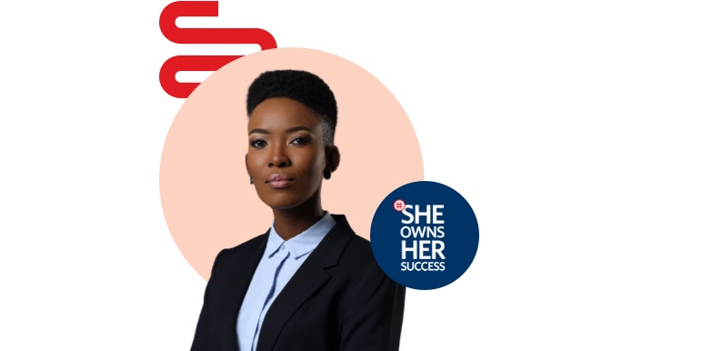 Mpho Sithole, news anchor and owner of Pure Folk at the Momentum #SheOwnsHerSuccess 2024 workshop series.