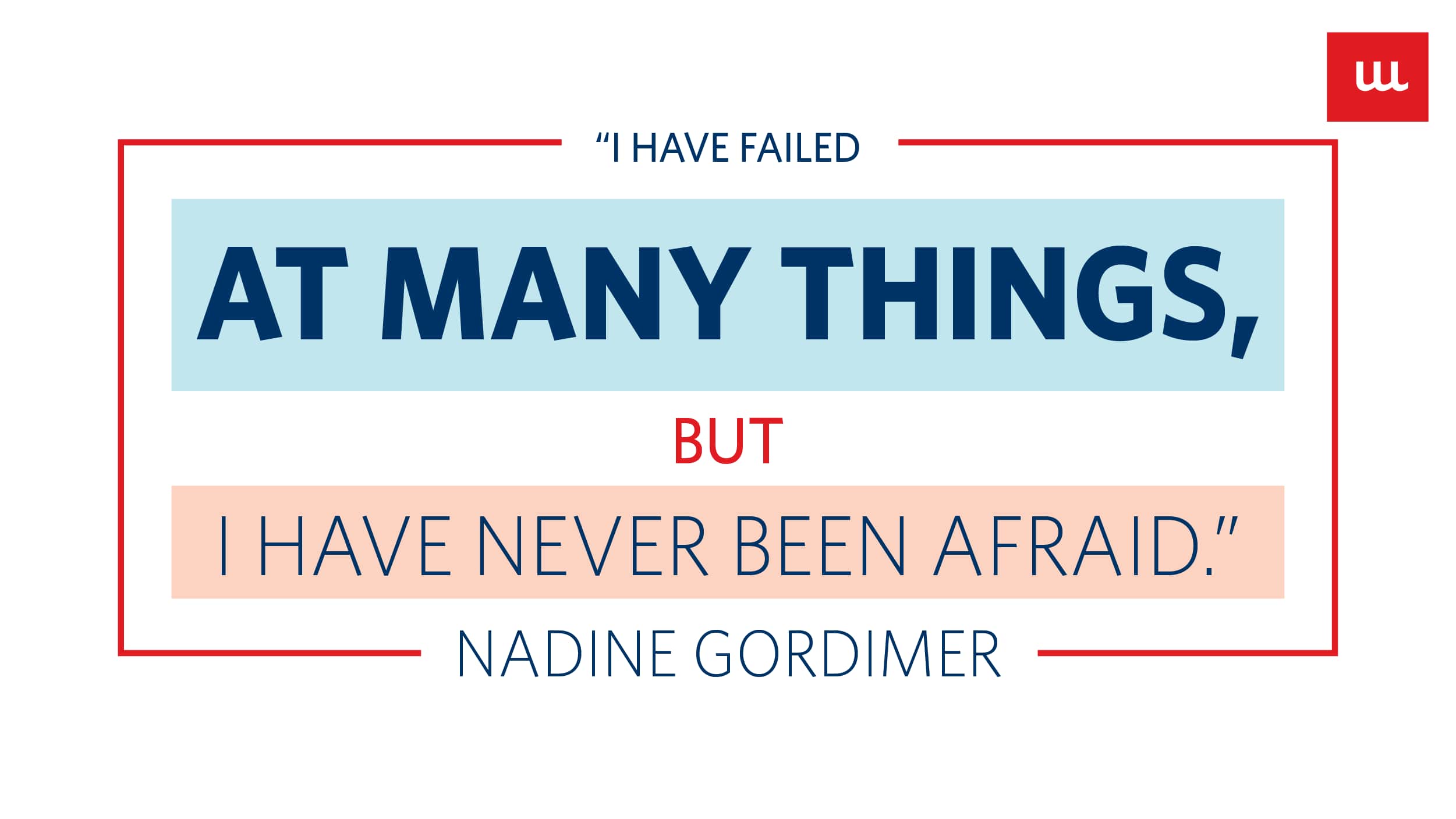 Motivational Quote by Nadine Gordimer