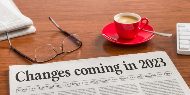 A newspaper on a coffee table with a front page headline of Regulation 28 changes