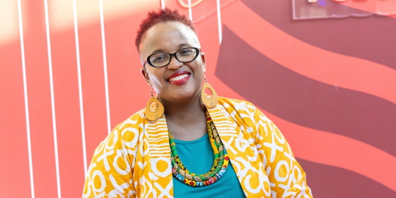 Dr Nompumelelo Zungu, Deputy Executive Director at HSRC at #ScienceOfSuccess Festival 2023.