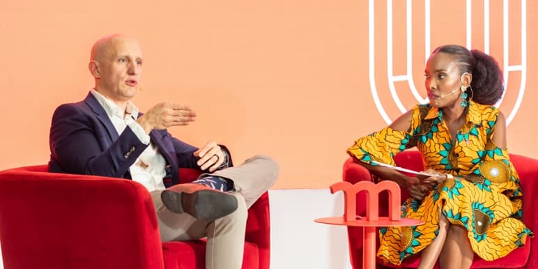 Paul Nixon, Head of Behavioural Finance at Momentum Investments and  Cebile Zibi, Head of Marketing at Momentum Money at #ScienceOfSuccess Festival 2023.