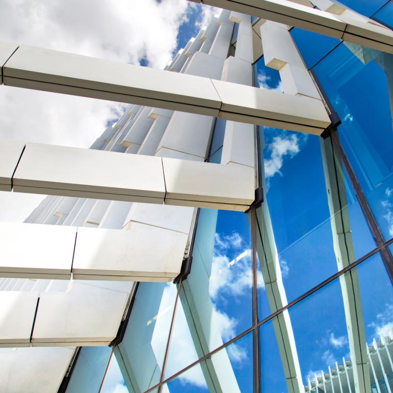 Modern architecture of Lisbon, EDP, Portugal Energy Building.