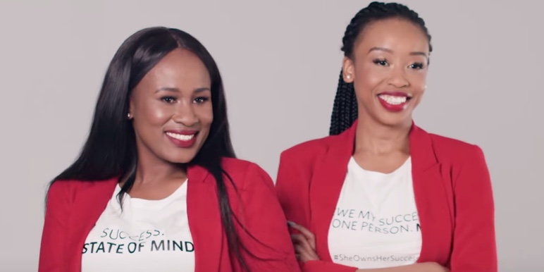 Kelebogile Moloi and Marijoy Modimoeng - Founders of Puri Solutions Solar Energy and winners of the Momentum Budget Speech Competition 2021.