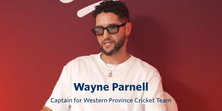 Wayne Parnell, Cricket Captain of Western Province and Youngest contracted cricketer in SA.