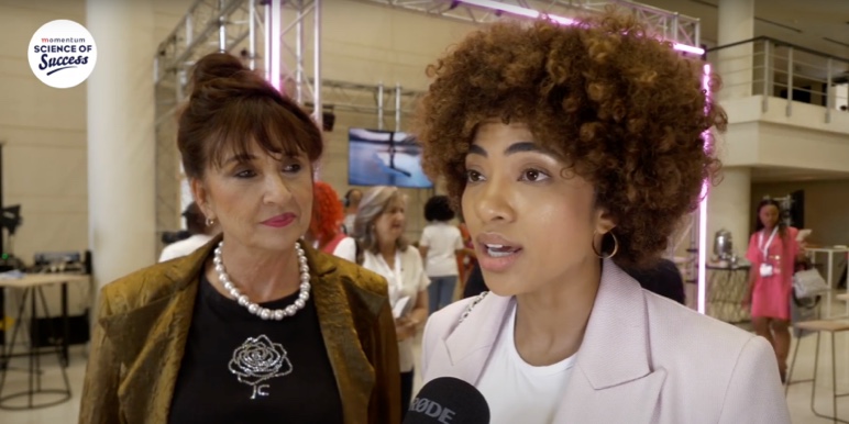 Amanda du Pont, SA media personality, reflects on challenges that shaped her success at the Science of Success festival.