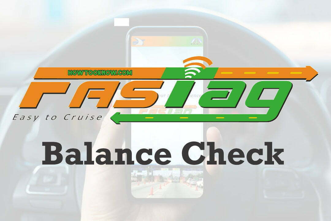 How to Check FASTag Balance